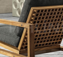 Итальянские Уличные кресла - Кресло Quadrado Итальянские Уличные кресла - Кресло Quadrado фабрика Minotti