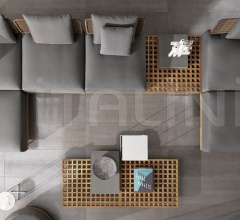 Итальянские Уличная мебель - Модульный диван Quadrado Итальянские Уличная мебель - Модульный диван Quadrado фабрика Minotti