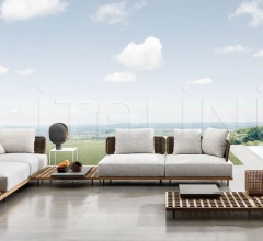 Итальянские Уличная мебель - Модульный диван Quadrado Итальянские Уличная мебель - Модульный диван Quadrado фабрика Minotti