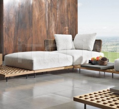 Итальянские Уличная мебель - Модульный диван Quadrado Итальянские Уличная мебель - Модульный диван Quadrado фабрика Minotti