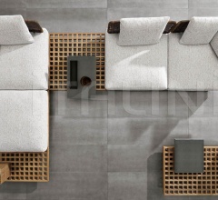 Итальянские Уличная мебель - Модульный диван Quadrado Итальянские Уличная мебель - Модульный диван Quadrado фабрика Minotti