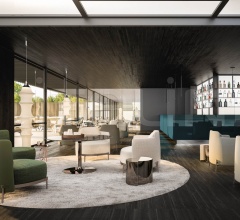 Итальянские Столовая - Стол обеденный Oliver Dining фабрика Minotti