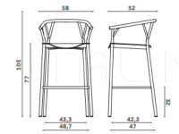 Барный стул VALERIE Miniforms