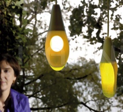 Итальянские Уличные светильники - Подвесной светильник Pod Lens фабрика Luceplan