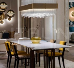 Стол обеденный Black and Gold dining table Стол обеденный Black and Gold dining table фабрика Paolo Castelli