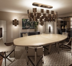 Стол обеденный Brazzaville dining table Стол обеденный Brazzaville dining table фабрика Paolo Castelli