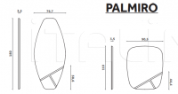 Настенное зеркало PALMIRO Miniforms