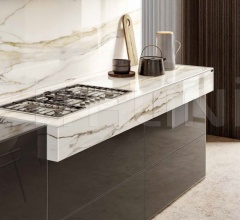 Кухня 36e8 Marble XGlass Kitchen 1090 Кухня 36e8 Marble XGlass Kitchen 1090 фабрика Lago