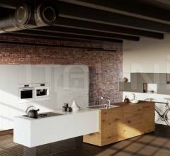 Итальянские Кухни с островом - Кухня 36e8 Wildwood Kitchen 1088 фабрика Lago