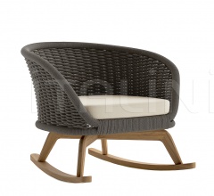 Итальянские Уличные кресла - Кресло Ludo Rocking Chair Итальянские Уличные кресла - Кресло Ludo Rocking Chair фабрика Atmosphera