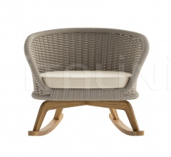 Итальянские Уличные кресла - Кресло Ludo Rocking Chair Итальянские Уличные кресла - Кресло Ludo Rocking Chair фабрика Atmosphera