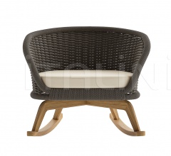 Итальянские Уличные кресла - Кресло Ludo Rocking Chair Итальянские Уличные кресла - Кресло Ludo Rocking Chair фабрика Atmosphera