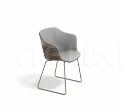 Стул с подлокотниками AIIR Side Armchair sled фабрика Dedon