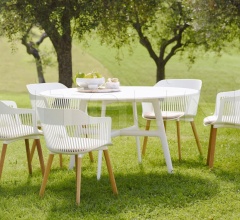 Стул с подлокотниками AIIR Side Armchair фабрика Dedon