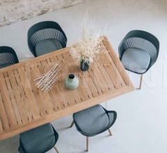 Стул с подлокотниками AIIR Side Armchair фабрика Dedon