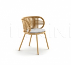 Стул с подлокотниками CIRQL Armchair фабрика Dedon