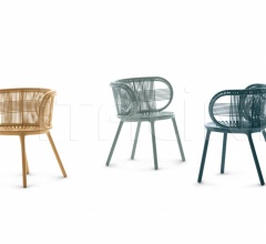 Стул с подлокотниками CIRQL Armchair фабрика Dedon
