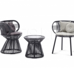 Стул с подлокотниками CIRQL Armchair фабрика Dedon