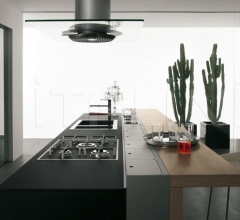Итальянские Кухни с барной стойкой - Кухня Artematica Vitrum Cloud White Итальянские Кухни с барной стойкой - Кухня Artematica Vitrum Cloud White фабрика Valcucine