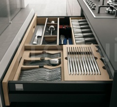 Итальянские Кухни с барной стойкой - Кухня Artematica Vitrum Cloud White Итальянские Кухни с барной стойкой - Кухня Artematica Vitrum Cloud White фабрика Valcucine