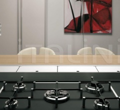 Итальянские Кухни с барной стойкой - Кухня Artematica Vitrum Cloud White Итальянские Кухни с барной стойкой - Кухня Artematica Vitrum Cloud White фабрика Valcucine