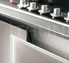 Итальянские Кухни с барной стойкой - Кухня Artematica Vitrum Cloud White Итальянские Кухни с барной стойкой - Кухня Artematica Vitrum Cloud White фабрика Valcucine