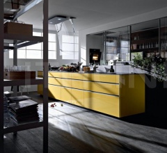 Кухня Artematica Vitrum Terra Yellow Кухня Artematica Vitrum Terra Yellow фабрика Valcucine