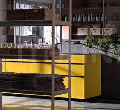 Кухня Artematica Vitrum Terra Yellow Кухня Artematica Vitrum Terra Yellow фабрика Valcucine