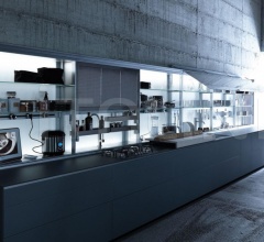 Кухня Artematica Vitrum Grigio Cemento Кухня Artematica Vitrum Grigio Cemento фабрика Valcucine
