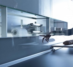 Кухня Artematica Vitrum Grigio Cemento Кухня Artematica Vitrum Grigio Cemento фабрика Valcucine