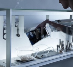 Кухня Artematica Vitrum Grigio Cemento Кухня Artematica Vitrum Grigio Cemento фабрика Valcucine