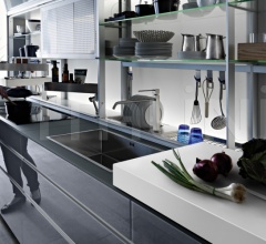 Кухня Artematica Vitrum Blu Кухня Artematica Vitrum Blu фабрика Valcucine