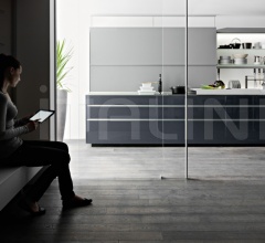 Кухня Artematica Vitrum Blu Кухня Artematica Vitrum Blu фабрика Valcucine