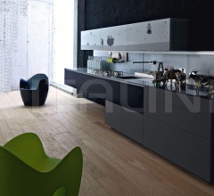 Кухня Artematica Vitrum Arte - Mucca bianco e nero Кухня Artematica Vitrum Arte - Mucca bianco e nero фабрика Valcucine