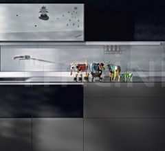 Кухня Artematica Vitrum Arte - Mucca bianco e nero Кухня Artematica Vitrum Arte - Mucca bianco e nero фабрика Valcucine