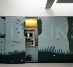 Кухня Artematica Vitrum Arte Natura bianco e nera Кухня Artematica Vitrum Arte Natura bianco e nera фабрика Valcucine