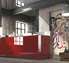 Кухня Artematica Vitrum Arte Sandro Chia Кухня Artematica Vitrum Arte Sandro Chia фабрика Valcucine