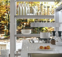 Кухня Artematica Vitrum glossy white Кухня Artematica Vitrum glossy white фабрика Valcucine