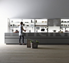 Кухня Artematica VItrum Grey Cement Кухня Artematica VItrum Grey Cement фабрика Valcucine