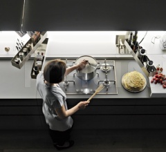 Кухня Artematica VItrum Grey Cement Кухня Artematica VItrum Grey Cement фабрика Valcucine