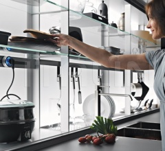 Кухня Artematica VItrum Grey Cement Кухня Artematica VItrum Grey Cement фабрика Valcucine