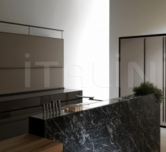 Итальянские Кухни с барной стойкой - Кухня Artematica Vitrum Gloss glass Earthy brown Итальянские Кухни с барной стойкой - Кухня Artematica Vitrum Gloss glass Earthy brown фабрика Valcucine