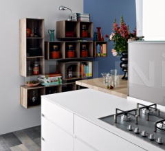 Итальянские Кухни с барной стойкой - Кухня Artematica Uniline Ice White Итальянские Кухни с барной стойкой - Кухня Artematica Uniline Ice White фабрика Valcucine