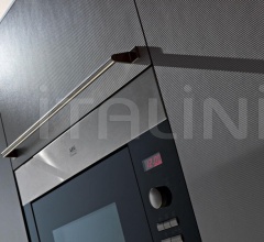 Итальянские Кухни с барной стойкой - Кухня Artematica Multiline Ruled Aluminium Итальянские Кухни с барной стойкой - Кухня Artematica Multiline Ruled Aluminium фабрика Valcucine