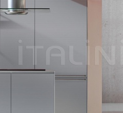 Итальянские Кухни с барной стойкой - Кухня Artematica Multiline Ruled Aluminium Итальянские Кухни с барной стойкой - Кухня Artematica Multiline Ruled Aluminium фабрика Valcucine
