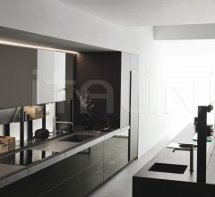 Итальянские Кухни с барной стойкой - Кухня Genius Loci Ocean Green Итальянские Кухни с барной стойкой - Кухня Genius Loci Ocean Green фабрика Valcucine