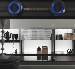 Итальянские Кухни с барной стойкой - Кухня Genius Loci Ocean Green Итальянские Кухни с барной стойкой - Кухня Genius Loci Ocean Green фабрика Valcucine