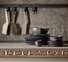 Кухня Genius Loci Vitrum Lucido Kamut Кухня Genius Loci Vitrum Lucido Kamut фабрика Valcucine