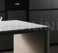 Итальянские Кухни с барной стойкой - Кухня Forma Mentis Angel Skin Metal Titanium Итальянские Кухни с барной стойкой - Кухня Forma Mentis Angel Skin Metal Titanium фабрика Valcucine