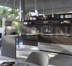 Итальянские Кухни с барной стойкой - Кухня Forma Mentis with lacquered door Итальянские Кухни с барной стойкой - Кухня Forma Mentis with lacquered door фабрика Valcucine